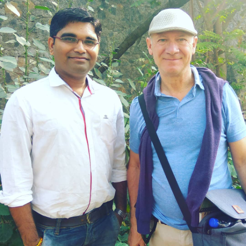 Dr. Abhijeet Shirkande with Dr. Joaquin Jorge, President of AMYUR Portugal – October 26, 2019, Portugal.