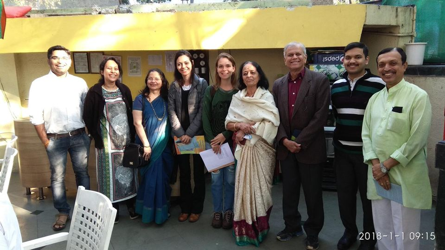 Students from Brazil have begun arriving in Pune to attend the International Conference on Ayurveda, organized by the International Academy of Ayurveda (IAA) and DPU. – January 1, 2018.